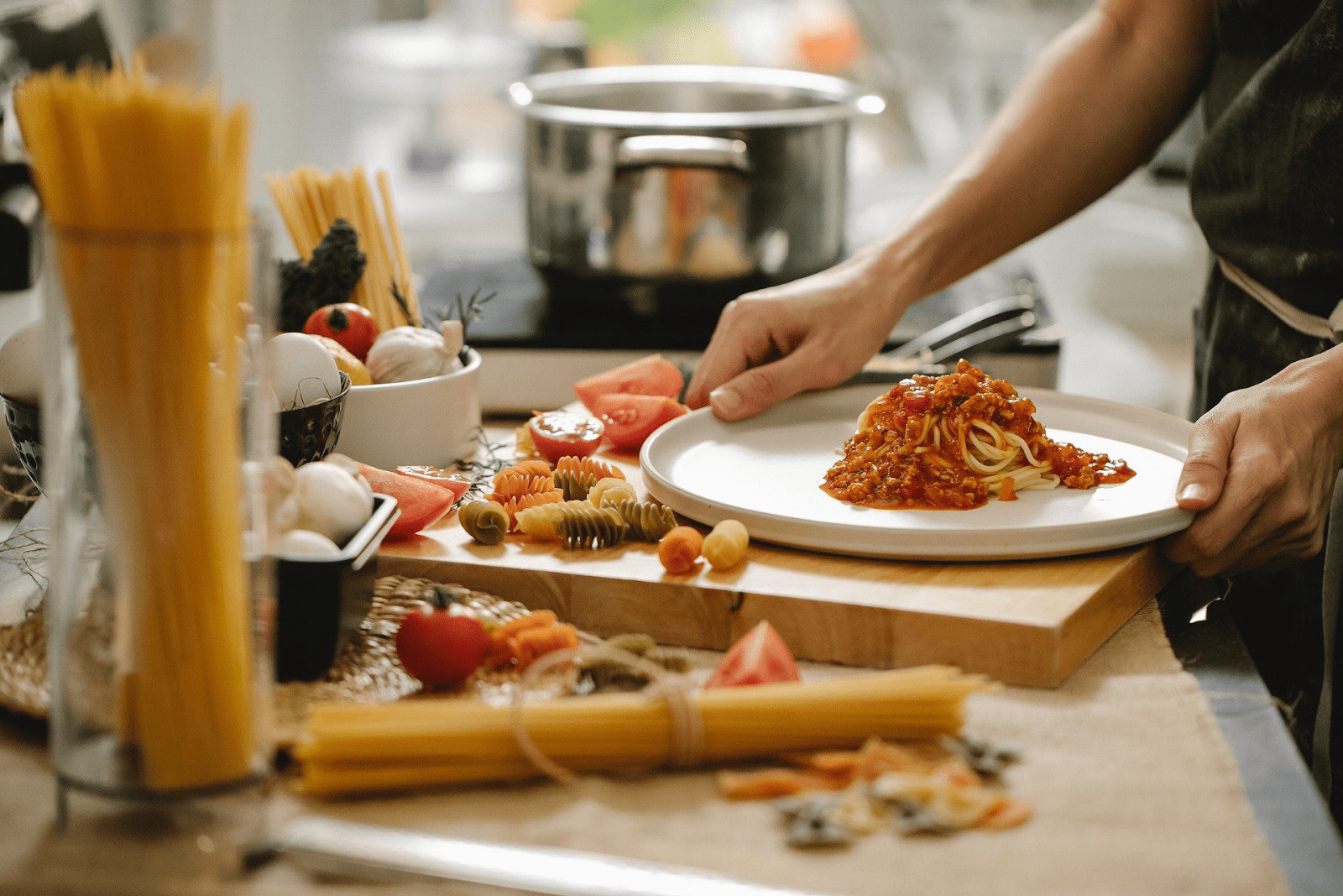 Cooking or preparing a meal is an opportunity to form a loving connection with your food. Source: Journey Foods