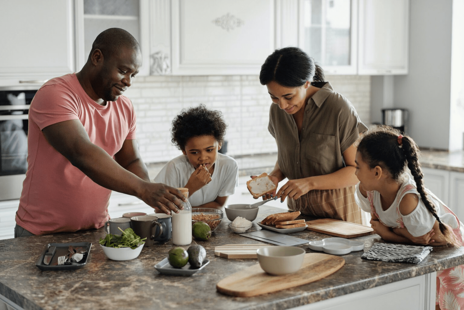 Cooking as a family can provide significant, sustained benefits for your children. Source: Tricia Contreras